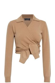 Dolce
Gabbana | Dolce
Gabbana Wrapped Knitted Cardigan