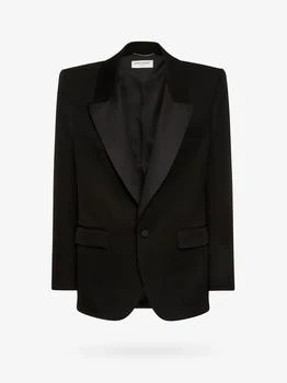 Yves Saint Laurent | Tuxedo wool blazer with satin lapel