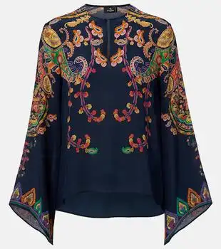 ETRO | Paisley printed silk blouse