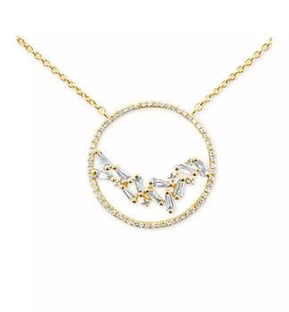 Le Vian | Vanilla Diamond Baguette Cluster Pendant Necklace (1/2 ct. t.w.) in 14k Yellow Gold, 18"