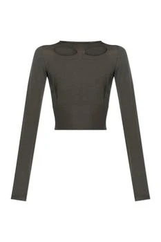 Rick Owens | Rick Owens Long-Sleeved Cut Out Detailed Jumper