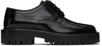 MAISON MARGIELA | Black Tabi Lace-Up Derbys