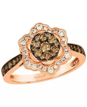 Le Vian | Chocolate Diamond (0.58 ct. t.w.) and Nude Diamond (0.23 ct. t.w.) Ring in 14k Strawberry Gold