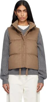 Max Mara | Tan Dioniso Down Vest