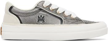 AMIRI | Black & Silver Pebbled Sunset Skate Sneakers