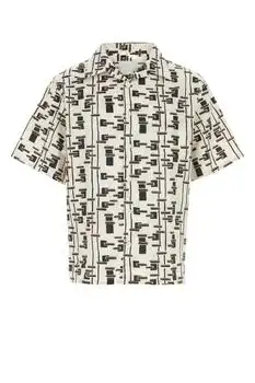 Prada | Prada Pattern-Printed Short-Sleeved Shirt