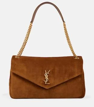 Yves Saint Laurent | Calypso Large suede shoulder bag