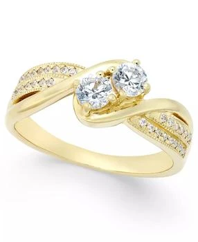 Macy's | Two Souls, One Love® Diamond Anniversary Ring (1/2 ct. t.w.) in 14k Gold or White Gold