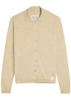 MAISON MARGIELA | Stitch-detail wool-blend cardigan