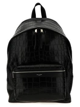 Yves Saint Laurent | Saint Laurent Embossed Zip-Up City Backpack