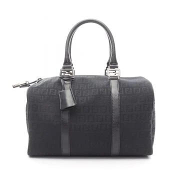 Fendi | Navy Canvas Leather Handbag (Pre-Owned)