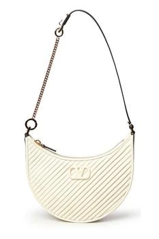 Valentino | Valentino VLogo Signature Zip-Up Shoulder Bag
