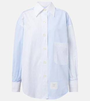 Thom Browne | Pinstripe cotton poplin shirt