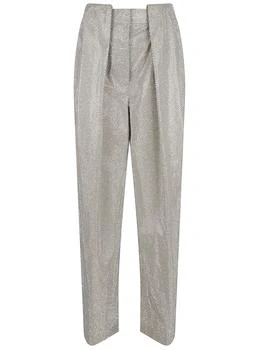 Stella McCartney | Stella McCartney Slouchy Paneled Rhinestone-Embellished Pants