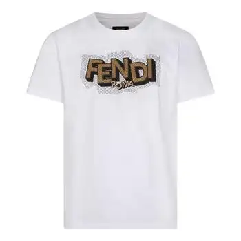 Fendi | Fendi Logo Printed Crewneck T-Shirt