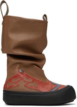 Brown YUME YUME Edition Low Fisherman Boots