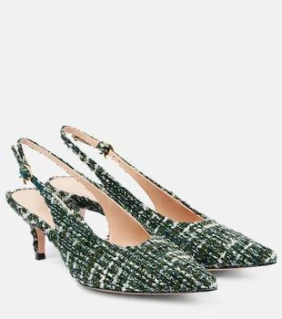 Gianvito Rossi | 55 bouclé slingback pumps