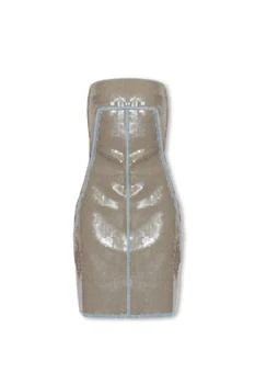 Rick Owens | Rick Owens Sequinned Embellished Strapless Dress