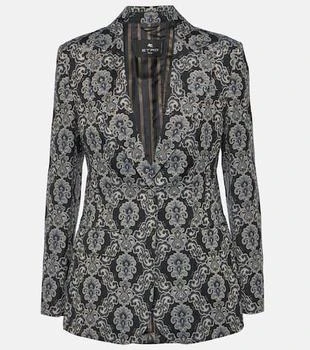 ETRO | Single-breasted jacquard blazer