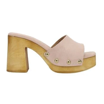 Fabiola Studded Block Heel Platform Sandals