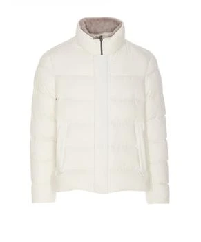 Herno High Neck Zip-Up Padded Coat