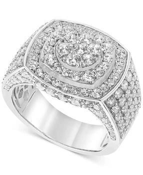 Macy
s | Men
s Diamond Cluster Statement Ring (4 ct. t.w.) in 10k White, Yellow or Rose Gold