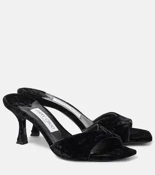 Jimmy Choo | Skye 70 velvet mules