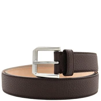 Bally Bally Square Vanadium Leather Belt, Size 115 cm
