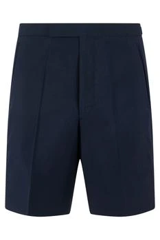 Prada | Prada Triangle-Patch Pleated Shorts