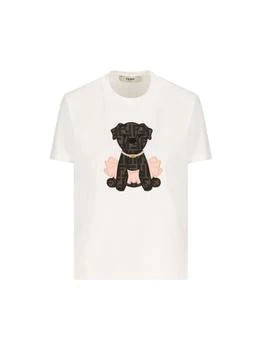 Fendi | Fendi Itina Patch Crewneck T-Shirt