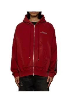 AMIRI | Amiri Bones Studded Oversized Zip Hoodie