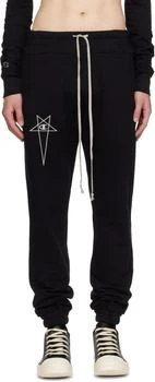Rick Owens | Black Champion Edition Joggers Sweatpants