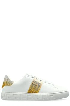 Versace | Versace Greca-Embellished Lace-Up Sneakers