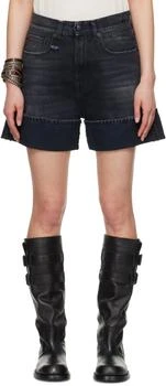 SSENSE Exclusive Black Nina Denim Shorts