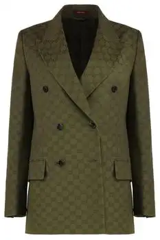 Gucci | Gucci Double Breasted Button-Up Blazer