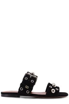 Valentino | Valentino Eyelet Detailed Buckled Sandals