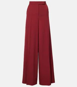 Max Mara | Ninfa virgin wool gabardine palazzo pants