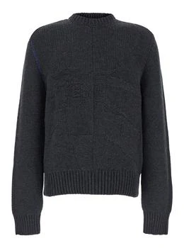 Burberry | Burberry EKD Intarsia-Knit Crewneck Jumper