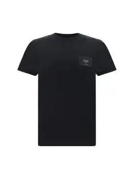 Fendi | Fendi Logo Patch Crewneck T-Shirt