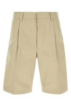 Prada | Prada Pleated Knee-Length Shorts