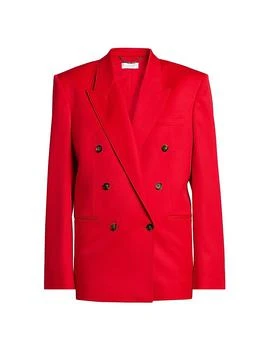 Stella McCartney | Shiny Tailoring Double-Breasted Blazer