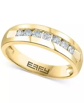 Effy | EFFY® Men's Diamond Channel-Set Band (1/2 ct. t.w.)