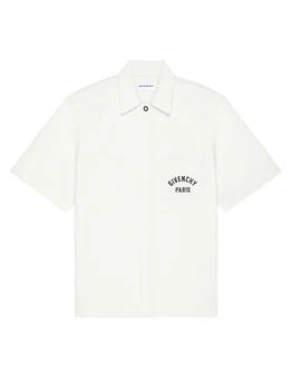 Givenchy | Shirt in Cotton with Paris Embroidery