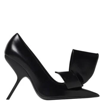 Salvatore Ferragamo | Ferragamo Erica 105 Leather Bow Stiletto Pumps, Size 7 C