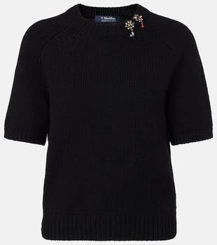 Max Mara | Pepli wool and cashmere top