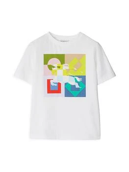 Baby Gir
s, Little Girl
s 
Girl
s Equestrian Colorblock Graphic T-Shirt