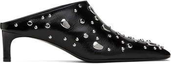 Jil Sander | Black Studs Mules