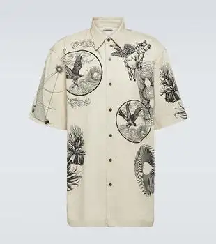 Dries Van Noten | Cassidye printed cotton poplin shirt