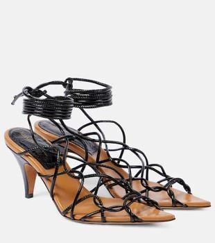 Khaite | Arden 75 leather sandals