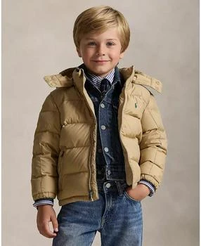 Ralph Lauren Toddler and Little Boys 2-7 Ripstop Down Hooded Jacket